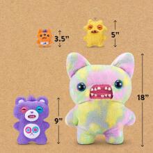 Fuggler Care Bears 23 cm Plush Toy (Share Bear) by ZURU - Funny Ugly Monster Cuddly Toy with Human-like Teeth, Collectable Plush for Children, Teenagers, Adults & Crossover Fans