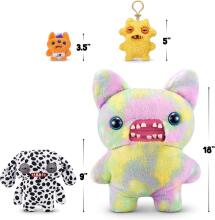 FUGGLER - Ugly Pets 9 inch Series 1-Plush 2 Pack (Annoyed Alien - Dalmatian and Oogah Boogah - Guinea Pig)