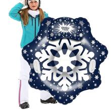 Atom SnowTube Flower Art.274811 Izturīgas piepūšamas sniega caurules ragaviņām ar izturīgiem rokturiem 130cm