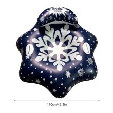 Atom SnowTube Flower Art.274811 Izturīgas piepūšamas sniega caurules ragaviņām ar izturīgiem rokturiem 130cm