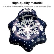 Atom SnowTube Flower Art.274811 Izturīgas piepūšamas sniega caurules ragaviņām ar izturīgiem rokturiem 130cm