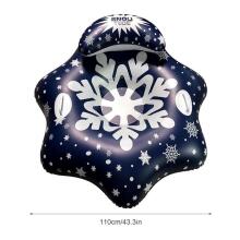 Atom SnowTube Flower Art.274811 Izturīgas piepūšamas sniega caurules ragaviņām ar izturīgiem rokturiem 130cm