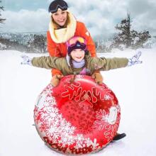 Atom SnowTube Flower Art.274811 Izturīgas piepūšamas sniega caurules ragaviņām ar izturīgiem rokturiem 130cm