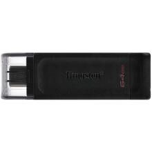 64GB DataTraveler 70 USB-C Melns