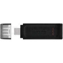 64GB DataTraveler 70 USB-C Melns