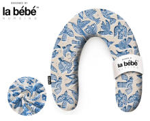 La Bebe™ Rich Maternity Pillow Art.90612661 Nordic Birds. Подковка для сна, кормления малыша 30x104 cm