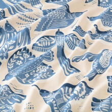 La Bebe™ Rich Maternity Pillow Art.90612661 Nordic Birds. Подковка для сна, кормления малыша 30x104 cm