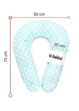 La Bebe™ Snug Maternity Pillow Art. 70608146 Nordic Seeds. Pillow for Baby Sleep & Feeding, 20×70 cm