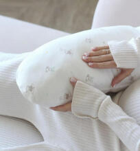 La Bebe™ Snug Maternity Pillow Art. 90612661 Nordic Birds. Pillow for Baby Sleep & Feeding, 20×70 cm