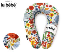 La Bebe™ Snug Maternity Pillow Art. 60608156 Nordic Bloom. Pillow for Baby Sleep & Feeding, 20×70 cm