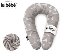 La Bebe™ Snug Maternity Pillow Art. 80579836 Nordic Pebbles. Подкова для сна / кормления малыша, 20x70 см