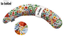 La Bebe™ Moon Cotton Maternity Pillow Art.60608156 Nordic Bloom. Large pregnancy pillow with Memory Foam filling (especially soft and quiet filling)