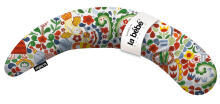 La Bebe™ Moon Cotton Maternity Pillow Art.60608156 Nordic Bloom. Large pregnancy pillow with Memory Foam filling (especially soft and quiet filling)