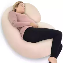 La Bebe™ Maternity Pillow Cotton Sì -Duo Art.00608159 Nordic Hills. Daudzfunkcionāls spilvens/pakavs grūtniecēm, ar memory foam
