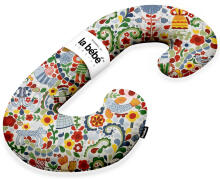 La Bebe™ Maternity Pillow Cotton Sì -Duo Art.60608156 Nordic Bloom. Daudzfunkcionāls spilvens/pakavs grūtniecēm, ar memory foam