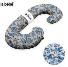 La Bebe™ Maternity Pillow Cotton Sì -Duo Art.90612661 Nordic Birds. Daudzfunkcionāls spilvens/pakavs grūtniecēm, ar memory foam