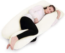 La Bebe™ Cushy Maternity Pillow Art. 80579836 Nordic Pebbles. Multifunctional Pregnancy Pillow (U-Shaped), Polyester Fiber Filling, 155×80 cm
