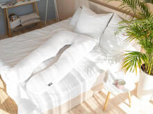 La Bebe™ Cushy Maternity Pillow Art. 70608146 Nordic Seeds. Daudzfunkcionāls spilvens grūtniecēm (U Shaped), sintepona pildīšana, 155x80cm