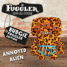 Fuggler Annoyed Alien (Leopard) 23cm - Exclusive Underoo Mcgoo by ZURU от Зуру «Забавный уродливый монстр» — рыжий, детская игрушка