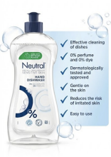 Neutral trauku līdzeklis Sensitive 500ml Art.285015 PH neitrāls mazgāšanai ar rokām