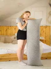 La Bebe™ Easy Maternity Pillow Art. 40579838 Nordic Florals. Memory Foam 135 x 40 cm