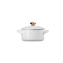 Mini Cocotte stoneware dish &Oslash;10cm white