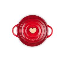 Mini Cocotte stoneware dish &Oslash;10cm red