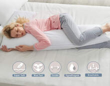 La Bebe™ Flopsy Pillow Art.80579836 Nordic Pebbles. Cotton Nursing Maternity Memory foam, 180 см