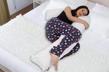 La Bebe™ Flopsy Memory Pillow Art.90612661 Nordic Birds. Cotton Nursing Maternity grūtnieču pakaviņš spilvens ar pārvalku [2 pārvalki], Memory foam pildīšana,180 см
