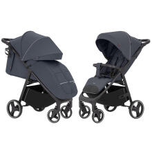 Bērnu ratiņi CARRELLO Bravo CRL-8512 Timber Grey