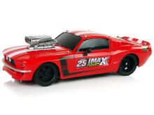 R/C Sporta Auto 1:16 Sarkans Balts Svītras Pilots