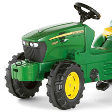 ROLLY TOYS John Deere pedāļu traktors + bezmaksas atstarojošā veste bērniem