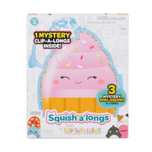 SQUISHMALLOWS CLIP-A-LONGS blind pack with 3 figures, 2,5 cm
