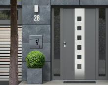 Newspaper letter mailbox made of galvanized steel