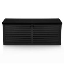 Garden chest 143.5 x 57 x 53.5 cm 390 liters black