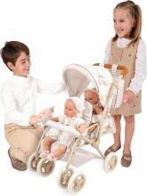 DeCuevas Toys Verona Twin Art.90378 Leļļu rati dvīņiem