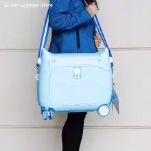 Multifunctional Children Luggage  Suitcase Art.276173 Blue  Чемодан-сиденье на колесах 3 в 1
