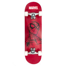 BIG WOODEN SKATEBOARD SPIDERMAN RED