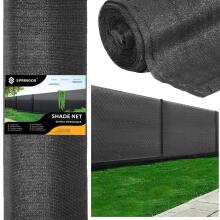 Ēnošanas tīkls Springos SN0032 185g/m2 1,5x50m antracīts