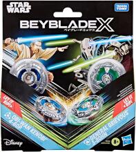 Beyblade X Star Wars Collab, Obi-Wan Kenobi 4-60P Art.276957 Beyblade Spinner,2 psc