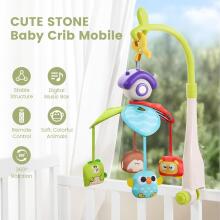 Cute Stone Baby Mobile Art.276959  Muzikālais karuselis ar mīkstām mantiņām