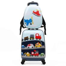 Vehicles Suitcase+Backpack  Art.BC-P-002  Детский чемодан на колёсиках+сумка