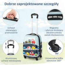 Vehicles Suitcase+Backpack  Art.BC-P-002  Детский чемодан на колёсиках+сумка