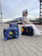 Cosmoss Suitcase Ride On Art.BC-KOS-004 Чемодан на колесах 3 в 1
