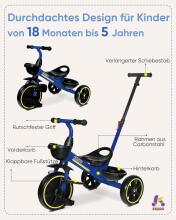 Kriddo Tricycle 2 in 1 Art.277007 Kids tricycle