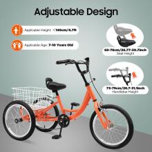 Kidsworld 16″ Tricycle  Art.277071  Детский трёхколёсный велосипед с металлической рамой