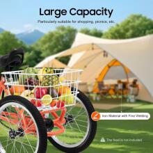 Kidsworld 16″ Tricycle  Art.277071  Детский трёхколёсный велосипед с металлической рамой