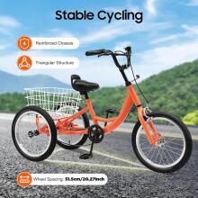 Kidsworld 16″ Tricycle  Art.277071  Детский трёхколёсный велосипед с металлической рамой