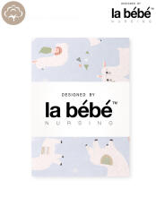 La bebe™ Cotton Nappy Wild life Art.156121 Пелёнка из натурального хлопка 78х72 cm
