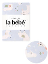 La bebe™ Cotton Nappy Wild life Art.156121 Пелёнка из натурального хлопка 78х72 cm